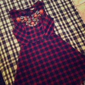 Vintage plaid dress